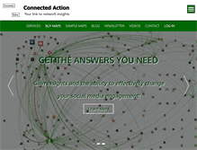 Tablet Screenshot of connectedaction.net